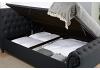 6ft Super King Castle Scroll Chesterfield Ottoman Bed frame - Charcoal 8